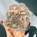 Heulandite On Blush Chalcedony Freeform