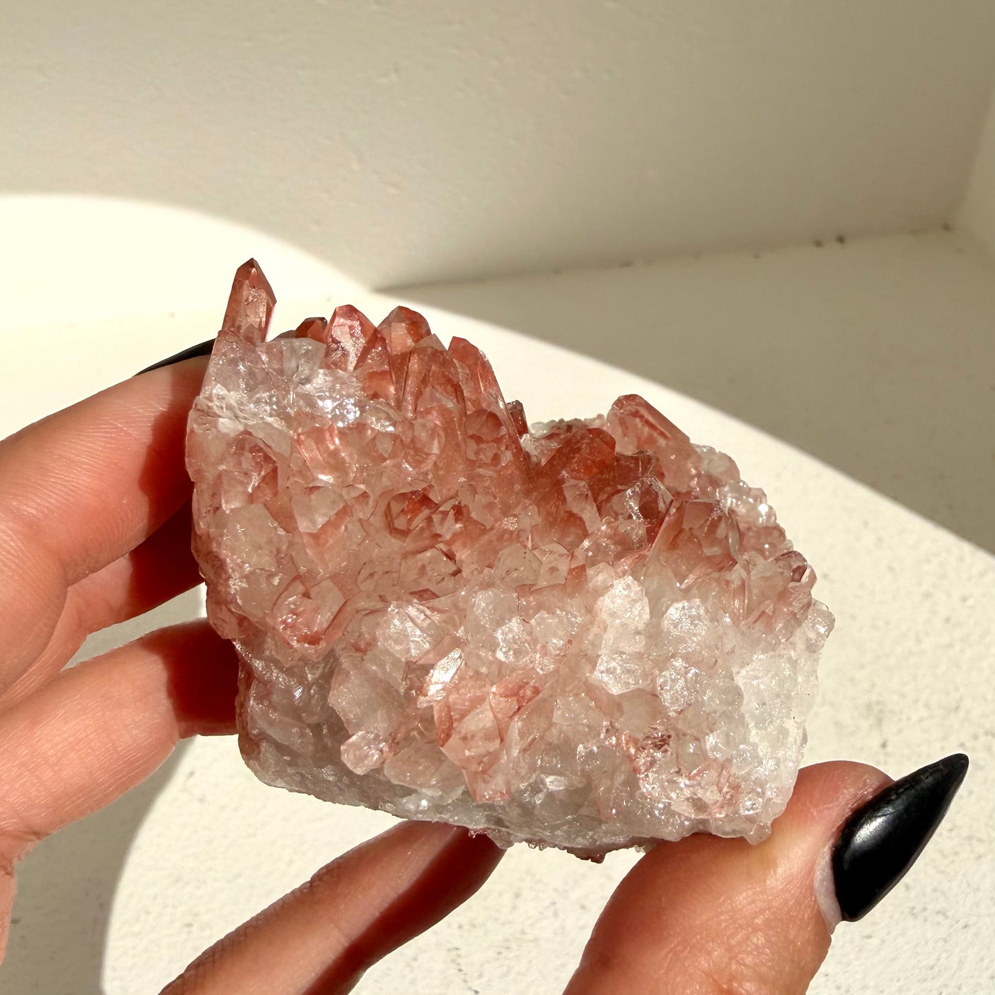 Hematite Quartz Cluster