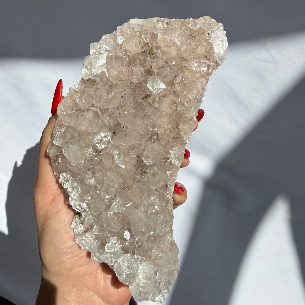 Blush Apophyllite Cluster