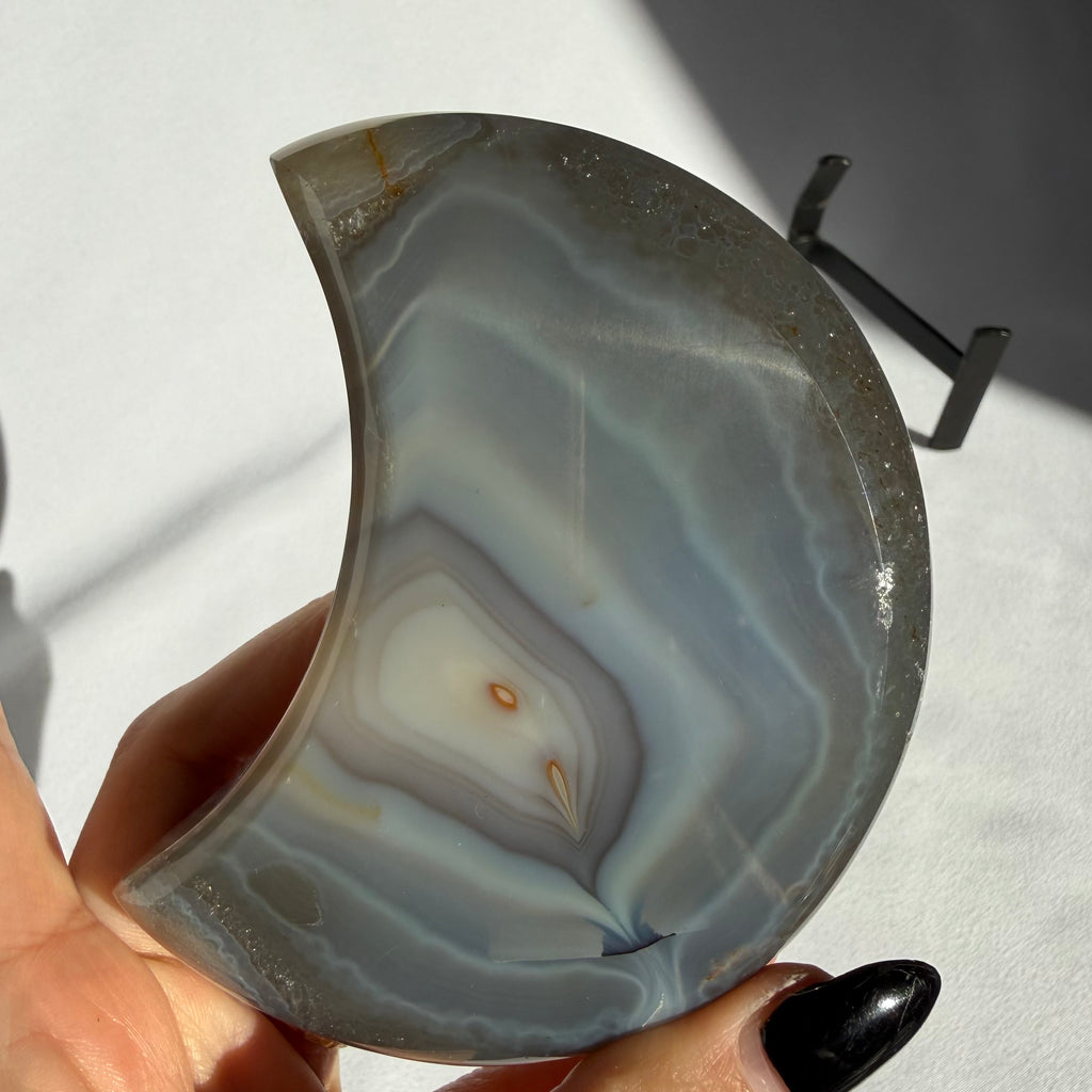 Agate Druzy Moon