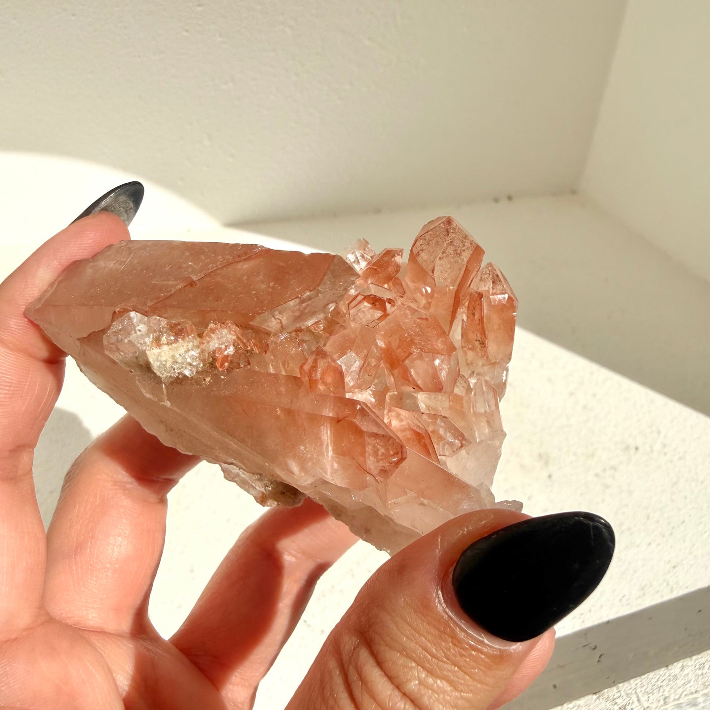 Hematite Quartz Cluster