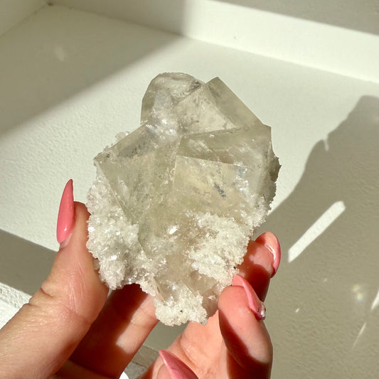 Calcite + White Chalcedony Specimen