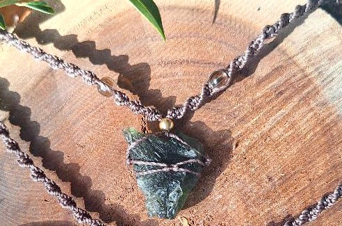 Moldavite & Smoky Quartz Necklace