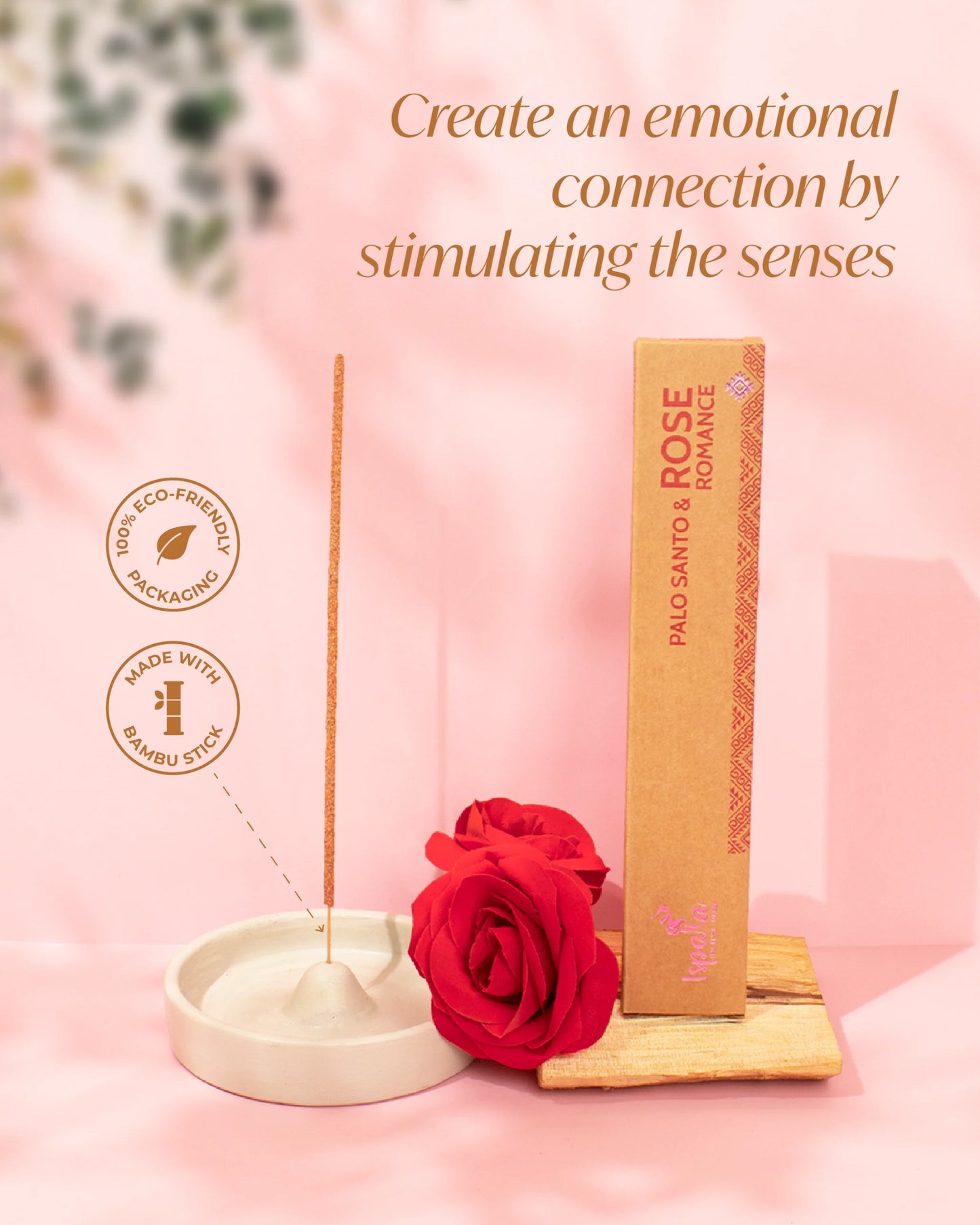 Palo Santo & Rose Incense | Romance