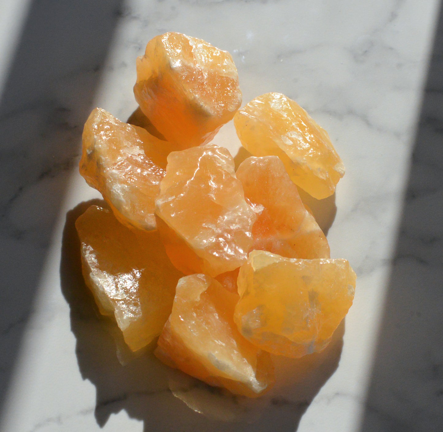 Orange Calcite Rough | Small